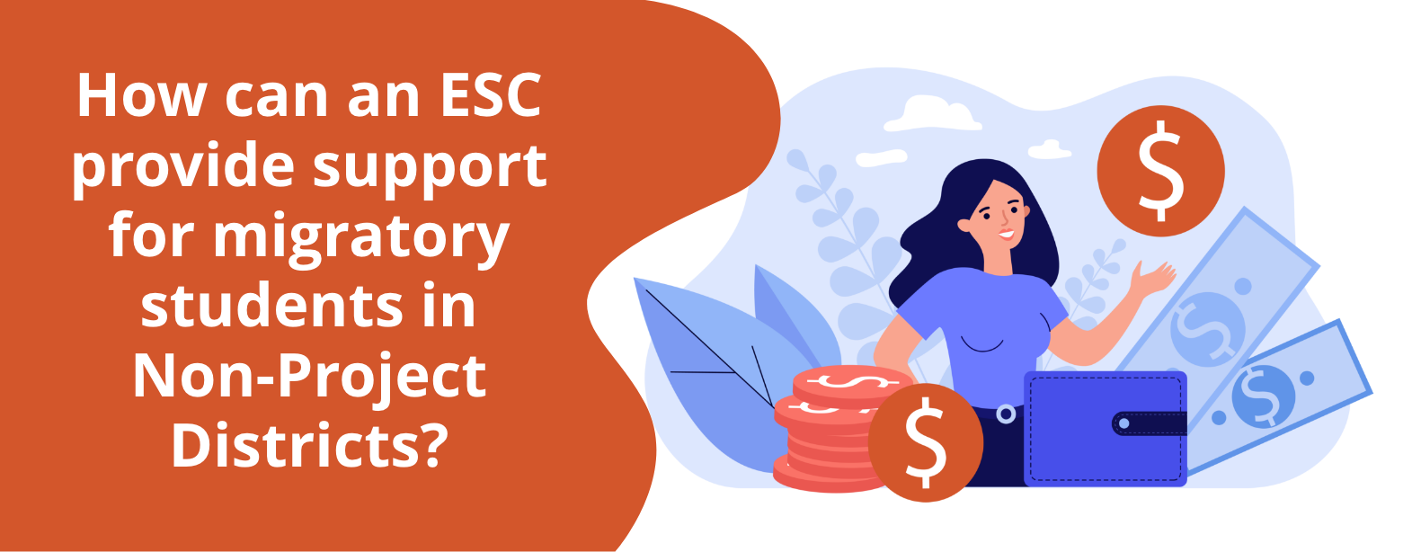 How can an ESC provide support for migratory students in Non-Project Districts?
