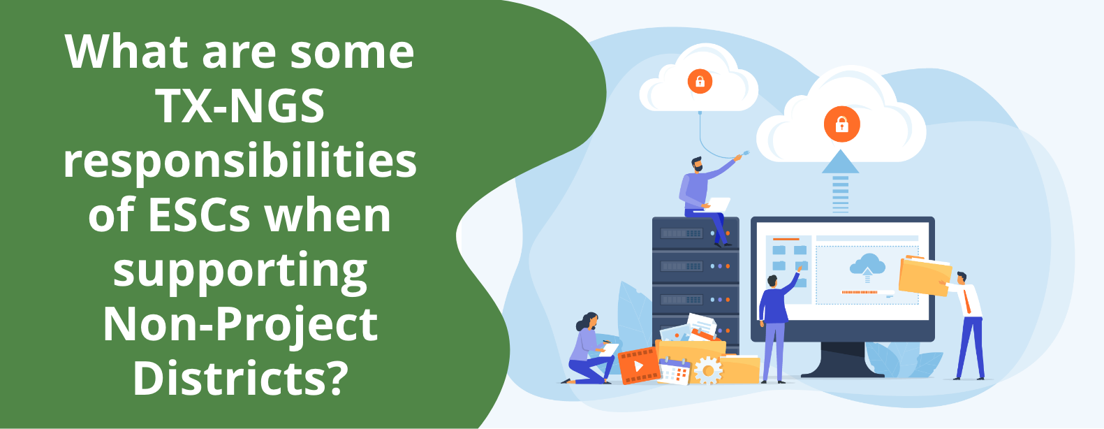 What are some TX-NGS responsibilities of ESCs when supporting Non-Project Districts?