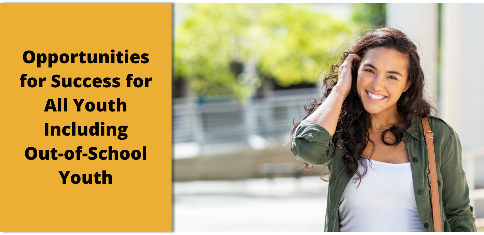  Opportunities for Sucess for All Youth Including Out-of-School-Youth
